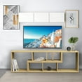 thumbnail image 3 of SESSLIFE Double L-Shaped TV Stand, Convertible Television Stands Display Shelf, Wooden Entertainment Center Combination TV Cabinet with Storage, TV Console Stand Bookcase for Living Room Office, 3 of 8