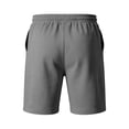 thumbnail image 6 of Trgacdwlo S-5XL Big and Tall Mens Beach Shorts Elastic Waist Mens Shorts Casual with Pocket Men's Gym Shorts Outdoor Golf Fishing Gray 5XL, 6 of 6