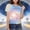 Multicolor, variant on Amidoa Girls Short Sleeve Crewneck Graphic T-shirt Casual Cute Soft Summer Tee Multicolor,13 Years
