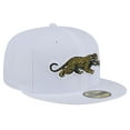 thumbnail image 3 of Men's New Era  White Jacksonville Jaguars Throwback Crawl Omaha 59FIFTY Fitted Hat, 3 of 6