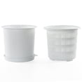 thumbnail image 4 of Plastic Planter Pot Orchid Pots with Holes Mesh Net Orchid Planter Flower Pots with Trays, 4 of 11