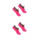 thumbnail image 3 of Guardurnaity Calcetines de invierno hasta el tobillo con estampado térmico de leopardo, antideslizantes, Unisex, cálidas zapatillas de lana gruesa mujer rosa roja 2piezas, 3 of 6