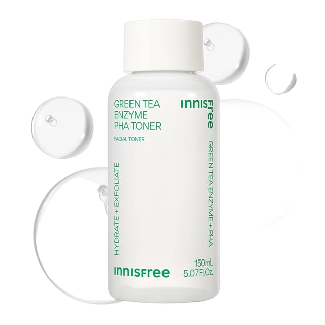 Tonificador innisfree, enzima de té verde PHA con ácido hialurónico, 200 ml