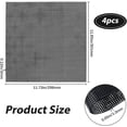 thumbnail image 2 of Plastic Mesh Canvas Sheets for Embroidery Acrylic Yarn Crafting Knit and Crochet Projects Square Black 301x298x1.3mm, 2 of 6