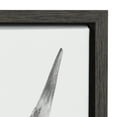 thumbnail image 5 of B&W Highland Cow No. 1 24 in x 18 in Framed Painting Canvas Art Print, by Kate and Laurel, 5 of 8