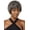NATURAL BLACK, variant on Outre Fab & Fly Gray Glamour Human Hair Muriel Wig Human Hair Wigs / Color: HL34/51