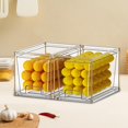 thumbnail image 1 of 2 cajas organizadoras para refrigerador, cajas de almacenamiento, cajones, contenedores transparentes de acrílico versátiles, apilables para armarios, 1 of 8
