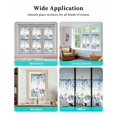 thumbnail image 6 of Window Privacy Film Blue Pumpkin Fall Stained Glass Window Film Decorative Sun Block Window Cover Thanksgiving Eucalyptus Leaves Weeping Window Clings Static Adhesive Sticker for Bathroom 17.7"x78.7", 6 of 7