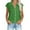 Green, variant on Wyobmus Women's Plus Size V Neck Short Sleeve Button Down Shirts Casual Loose Lightweight Cotton Linen Summer Blouses Tops S-5XL Green
