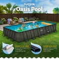 thumbnail image 4 of Funsicle 24 Ft Oasis Designer Lap Above Ground Pool with Pump, Rectangular Frame, 4 of 12