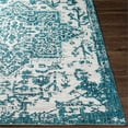 thumbnail image 3 of Eagean EAG-2378 5'3" x 7'3" Oval Rug in Blue and White, 3 of 6
