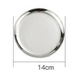 thumbnail image 1 of Chendee Stainless Steel Dinner Plates Lunch Plates Breakfast Plates,14Cm, 1 of 9