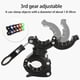 thumbnail image 4 of Toystoory Soporte para linterna de bicicleta ajustable, soporte giratorio de 360 grados para linterna de ciclismo, abrazadera, Clip frontal Ciclismo Rojo y blanco, 4 of 6
