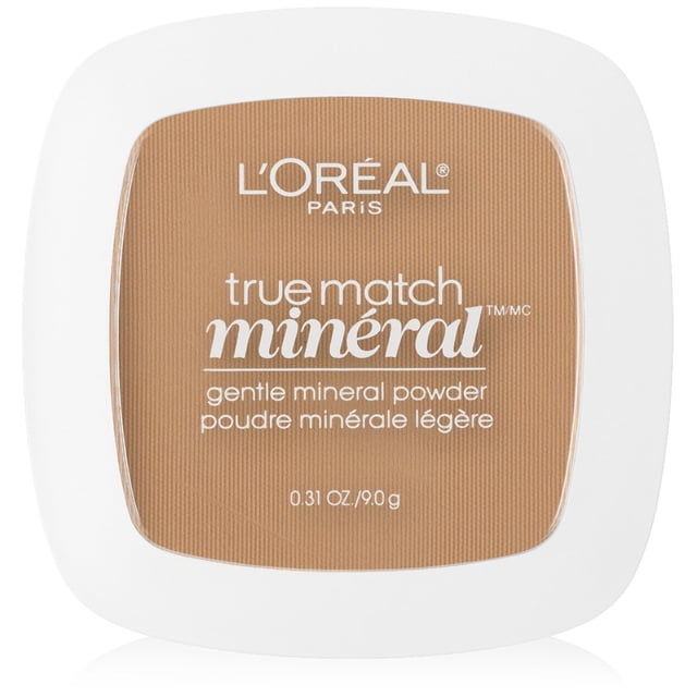 LOr?al Paris True Match Mineral Polvo prensado Arena Beige 0.31 onzas