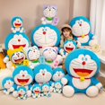 thumbnail image 2 of Muñeco de gato Jingle genuino, muñeco de peluche de Doraemon gordo azul grande, regalo de cumpleaños para niños Doraemon para mujeres, 2 of 5