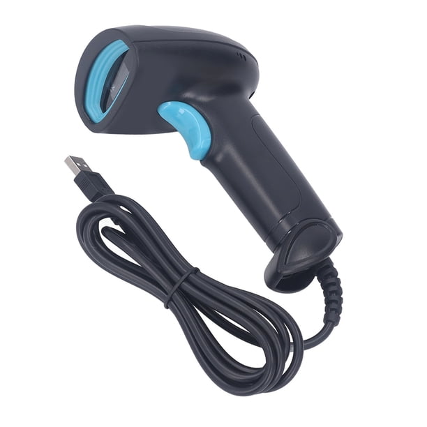 Escáner De Código De Barras, ABS De Escáner De Código QR De Respuesta Rápida De Voz Inteligente Compacto Con Cable Para Almacén