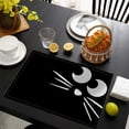 thumbnail image 3 of Juego de 4 manteles individuales de Halloween, 11,7 x 17,7 pulgadas, manteles de mesa de otoño de temporada para decoración de fiestas, cocinas y comedores, 3 of 5