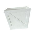 thumbnail image 1 of koolsoo Resin Planter Box Country Style Simple Plant Pot for Garden Hotel Home Decor White, 1 of 9