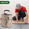 thumbnail image 5 of LANFENG Gardening  Tote with Handle and 6 Pockets Large Capacity 17L Portable Caddy for Indoor and Outdoor Gardening Use, 5 of 7