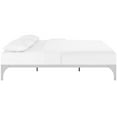 thumbnail image 3 of Modway Ollie Modern Sturdy Powder Coated Steel Full Bed Frame in Silver, 3 of 5