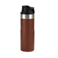 thumbnail image 2 of 16 oz Stainless Steel Vacuum Insulated Leakproof Travel Mugs, Brown, 2 of 5