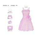 thumbnail image 3 of COOL 2023 Película Barbie Ken Cosplay Disfraz Rosa Vestido Collar Hombres Mujer Arena Fiesta Trajes De Baño Ropa De Playa Halloween Papel P, 3 of 4