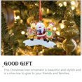 thumbnail image 2 of Toystoory Decoración colgante de Navidad para Hotel en casa, fiesta, banquete, árbol de Navidad portátil, ventana, colgante de resina alegre para Kits de decoración para fiestas 3 cabezas Toystoory HA069810-02B, 2 of 6