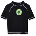 thumbnail image 2 of Kanu Surf Boys Paradise UPF 50 Sun Protective Rashguard Swim Shirt, Echelon Black, 3T, 2 of 3
