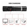 thumbnail image 4 of LED Handheld Flashlight USB Charging Portable 3 Gear Adjustment Zoomable Small Flashlight for Camping Single Flashlight, 4 of 5