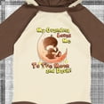 thumbnail image 4 of Inktastic My Grandma Loves Me to the Moon and Back Boys or Girls Long Sleeve Baby Bodysuit, 4 of 5