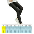 thumbnail image 4 of Mallas finas brillantes para mujer Pantalones elásticos hasta el tobillo completo Leggings básicos Kearding FS3009-05, 4 of 7
