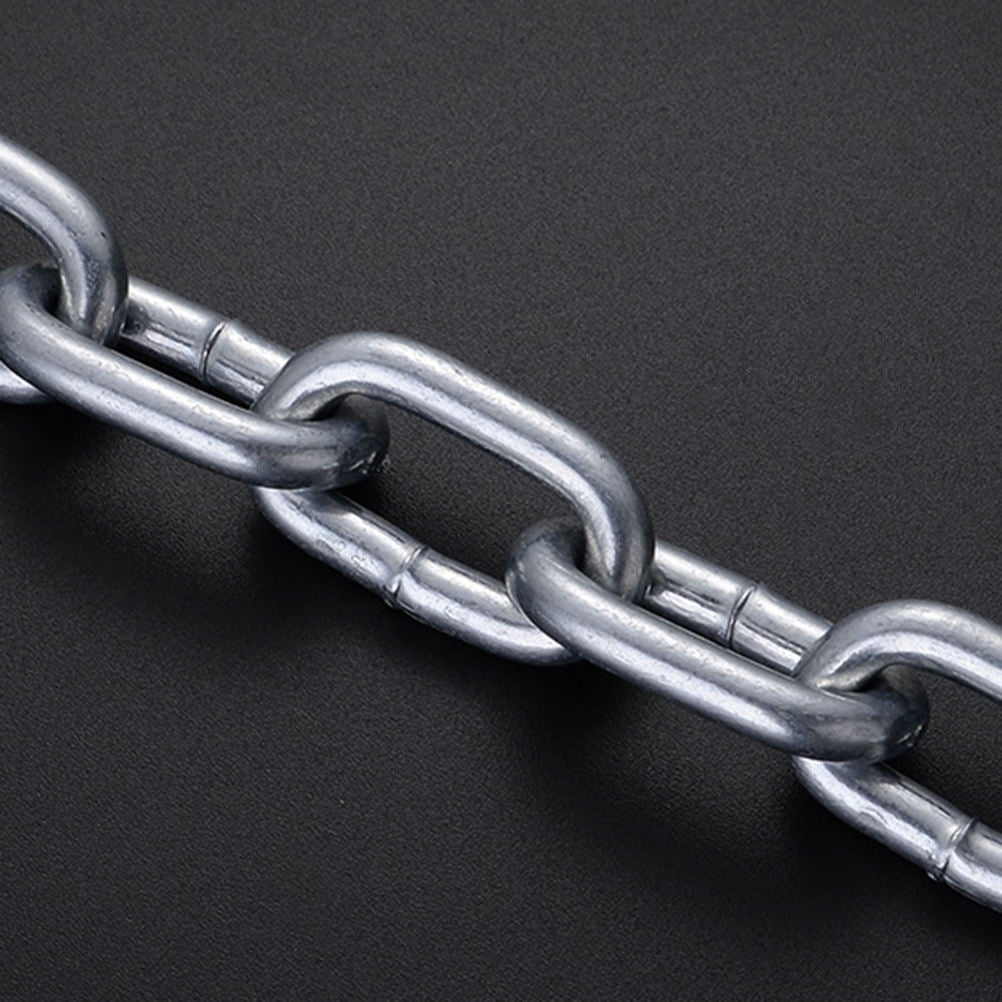 Greenadscape 1Pcs Waterproof Resistant Bike Lock Chain Lock for Mountain Bikes Silver 5mm x 2m