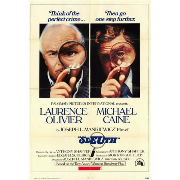 Pop Culture Graphics MOVEF6429 Sleuth Movie Poster Print, 27 x 40