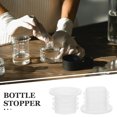 thumbnail image 4 of HEALEEP 100Pcs Reusable Bottle Caps Sealing Plugs White PE Leak-proof Simple Design for General Users Restaurant, 4 of 8