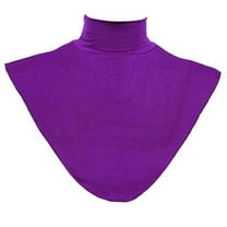 Women's Faux Turtleneck Dickey Collar Half Top Mock Blouse Neck Cover, One Size