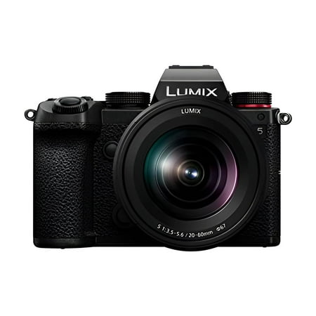 Panasonic Lumix DC-S5KK - Digital camera - mirrorless - 24.2 MP - Full Frame - 4K / 60 fps - 3x optical zoom 20-60mm F3.5-5.6 lens - Wi-Fi, Bluetooth - black