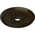 thumbnail image 3 of Ekena Millwork 20 1/8"OD x 3 7/8"ID x 1 7/8"P Berkshire Ceiling Medallion (Fits Canopies up to 6 3/8"), Hand-Painted Bronze, 3 of 7