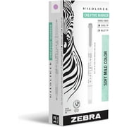 ZEBRA Pen Mildliner Double Ended Highlighter Marker Set, Broad and Fine Point Tips, Mild Dark Blue Ink, 12-Pack