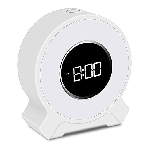 Wake Up Light Bluetooth Speaker With Alarm Clock Fm Radio Night Light Lamp For Walmart Com Walmart Com