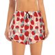 thumbnail image 2 of Balery Red Strawberry Pantalones cortos deportivos para mujer con forro y dos bolsillos, elásticos, para entrenamiento, gimnasio, yoga-Large, 2 of 7