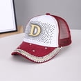 thumbnail image 2 of Breathable Sequin Baseball Cap for Men Women Adjustable Casual Sports Hat, 2 of 6