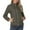 Olive Green, variant on Herrnalise Jackets For Women Winter Coat Long Sleeve Warm Loose Stand Collar Quilted Casual Zipper Coat Shackets For Women 2024 fall Wine,XL