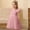 hwj# Pink578, variant on Huowey Girls Toddler Gown Party Formal Dress Ruffled Sleeveless Solid Color Crewneck High Waist Stylish Tiered Layered Mesh Tutu Midi Dress Birthday Wedding Comfy Elegant Clothes,Beige,3-4 Years