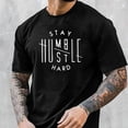 thumbnail image 1 of Men's Pure Cotton Fitness T-shirt Lightweight Short Sleeve Casual Round Neck Comfort Tee Breathable Workout Top Comfort Fit, 1 of 6