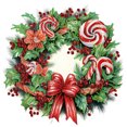 thumbnail image 1 of Kit Corona Navidad Con Forma Especial Parcial 5D DIY30x30cm, 1 of 9