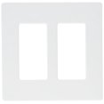 thumbnail image 1 of Placa de Pared Lutron CW-2-WH 2 Módulos Blanca Paquete de 6, 1 of 1