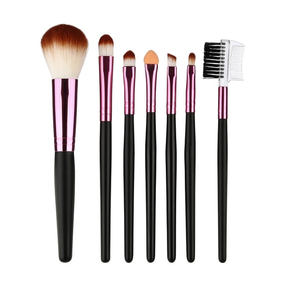 Makeup Brush Set Synthetic Fiber Soft for Foundation Eyeshadow Easy Application Durable Beauty Tool