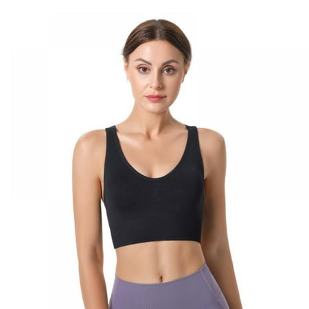 

Women Backless Seamless Sports Bra One-piece Wirefree Running Bra Fitness Yoga Sports Bralettes Underwear