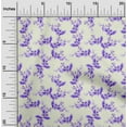 thumbnail image 2 of oneOone Cotton Poplin Twill Purple Fabric Floral Sewing Craft Projects Fabric Prints By Yard 56 Inch Wide, 2 of 5
