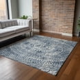 thumbnail image 6 of Addison Rugs Mayfield Washable Transitional Medallion Blue Rectangle Rug, 8' x 10', 6 of 6
